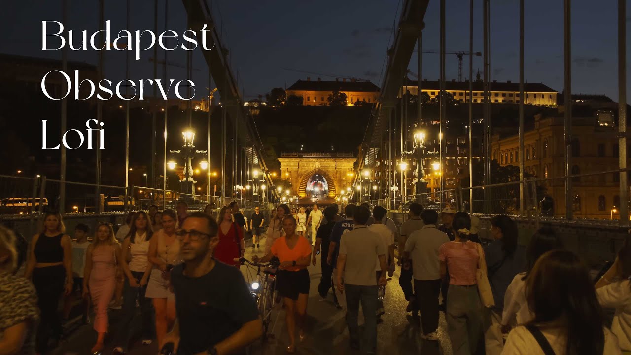 Budapest Late Summer Walking Tour 2025 | Chain Bridge | 4K