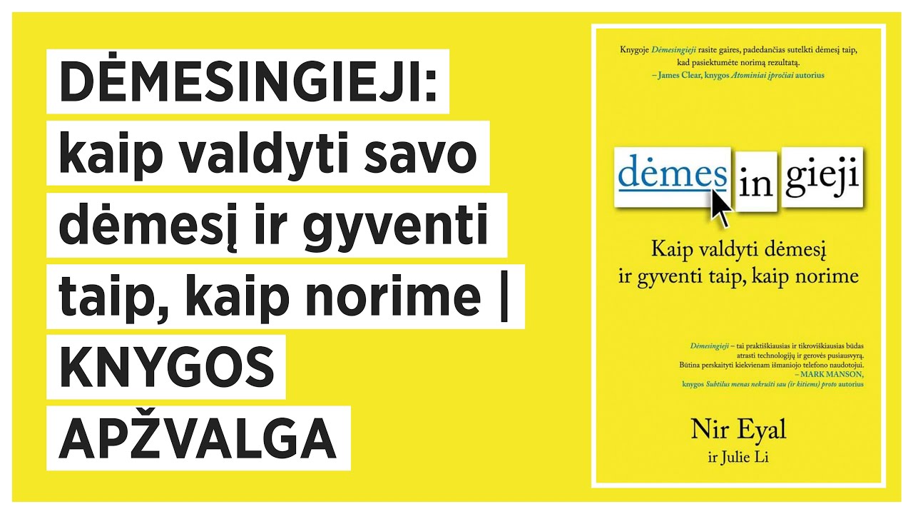 Knygos DĖMESINGIEJI - apie dėmesio valdymą ir norimą gyvenimą, apžvalga. Janina Sabaitė Melnikovienė