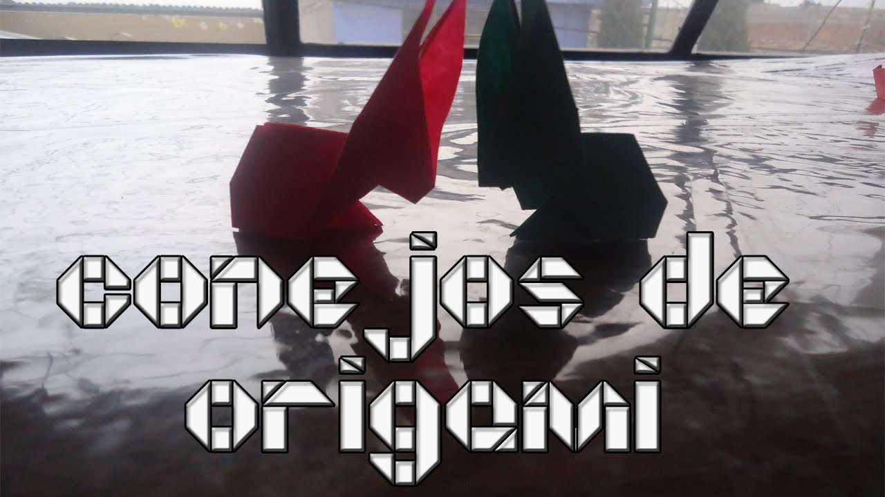 como hacer un conejo de origami/origamileo