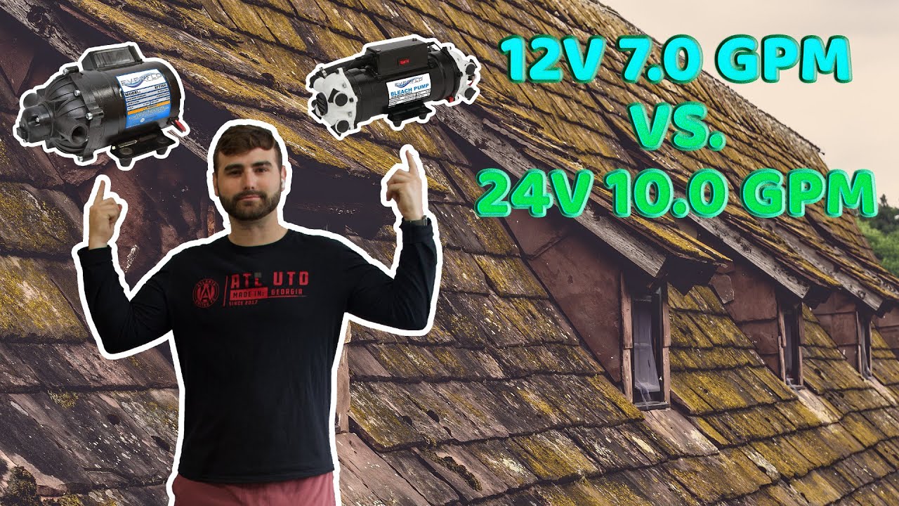 12V 7.0 GMP vs  24V 10.0 GPM Pump - Which One Shoots Farther???