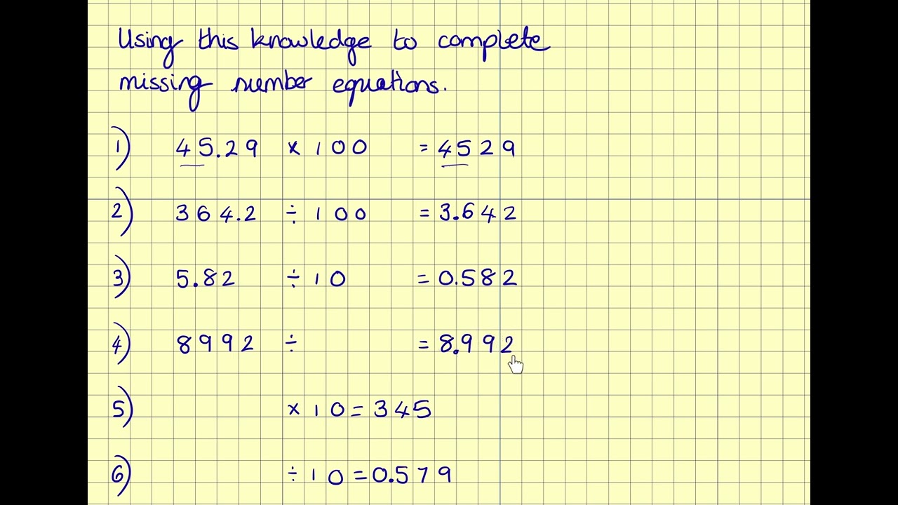 Base 10   Multiplication and Division