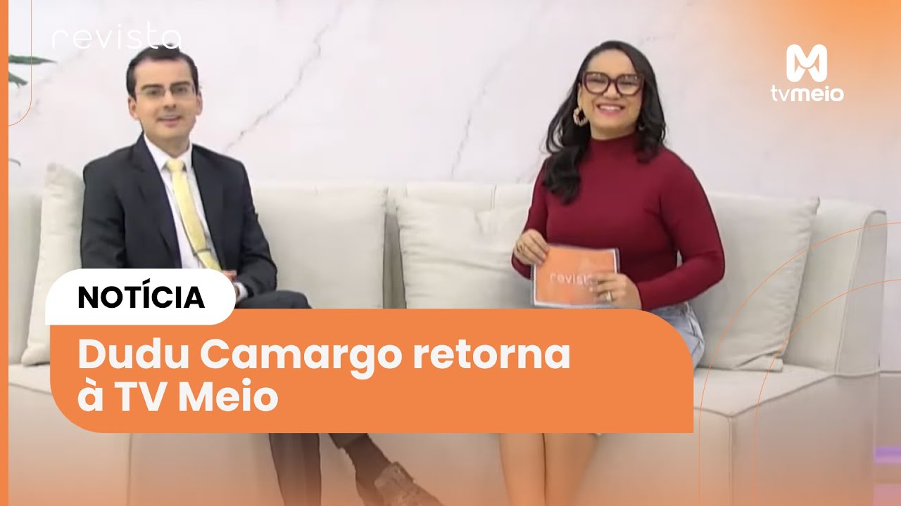 Dudu Camargo retorna à TV Meio para comandar o Programa Bom Dia