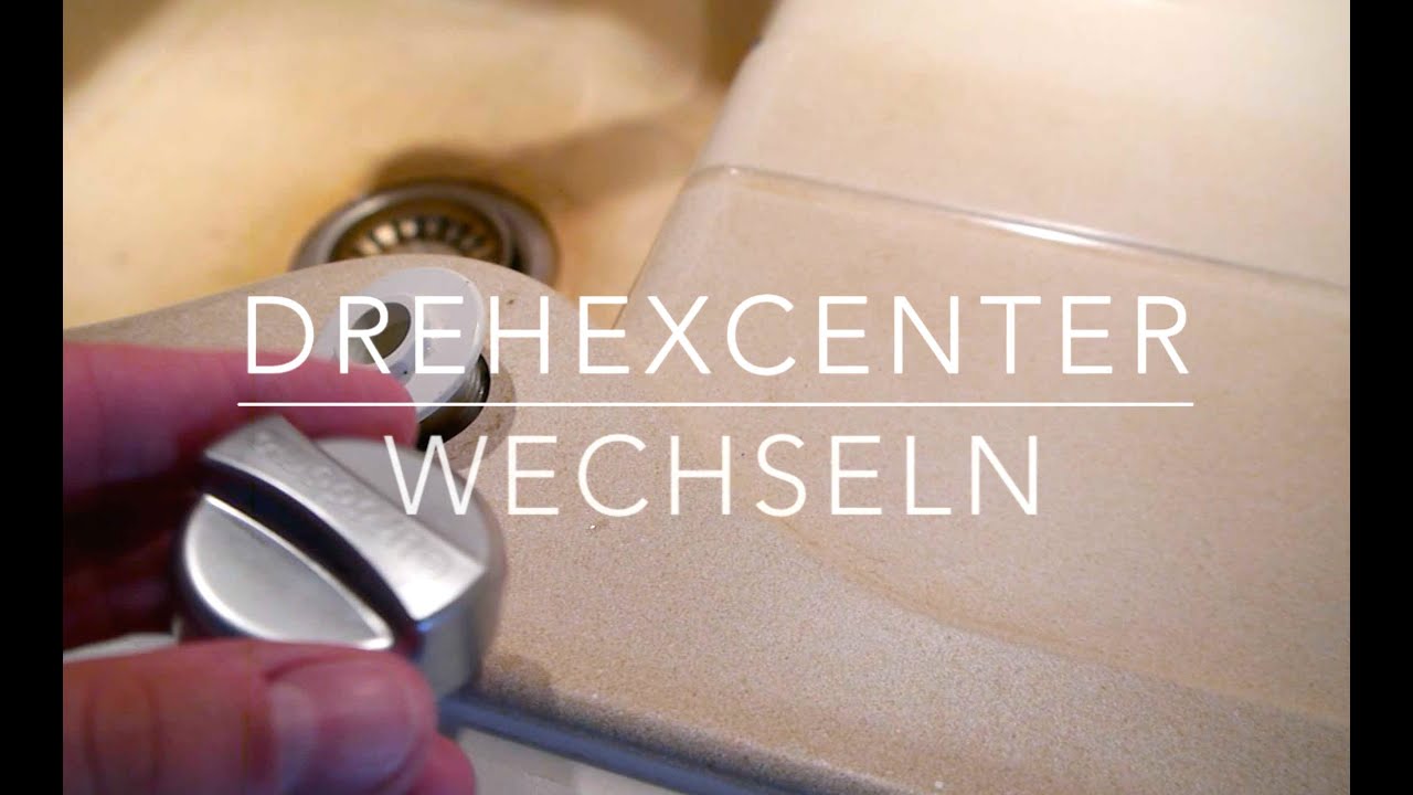 Spülbecken Drehknopf wechseln ( Drehexcenter Ablauf ) Anleitung