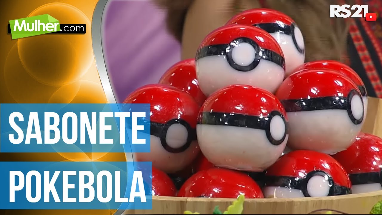 Mulher.com - 20/09/2016 - Sabonete pokebola - Peter Paiva P1