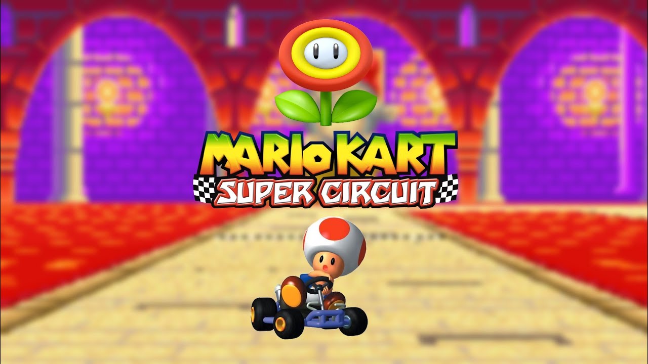 Mario Kart Super Circuit - Blumen Cup 150ccm (GBA Gameplay)