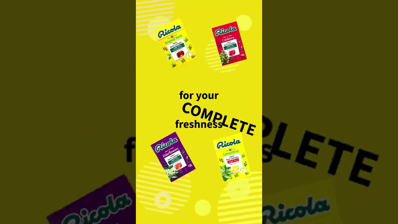 Ricola Herbal Drops I Power of Herbs I Peppermint