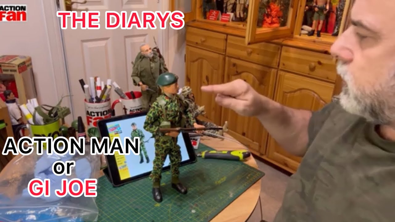 ACTION man ,royal marine,                                  GI Joe/Action man, a lot more
