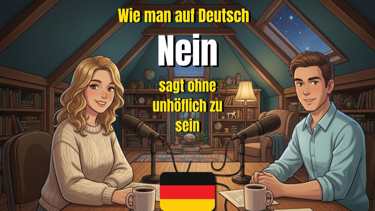 Wie man auf Deutsch Nein sagt, ohne unhöflich zu sein | German conversation exercise (A1-A2)