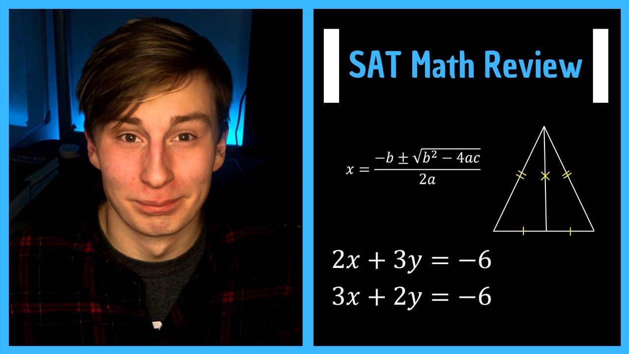 SAT Math Test FULL Review (50 Problems) || Algebra & Geometry, Calculator & Non-Calculator