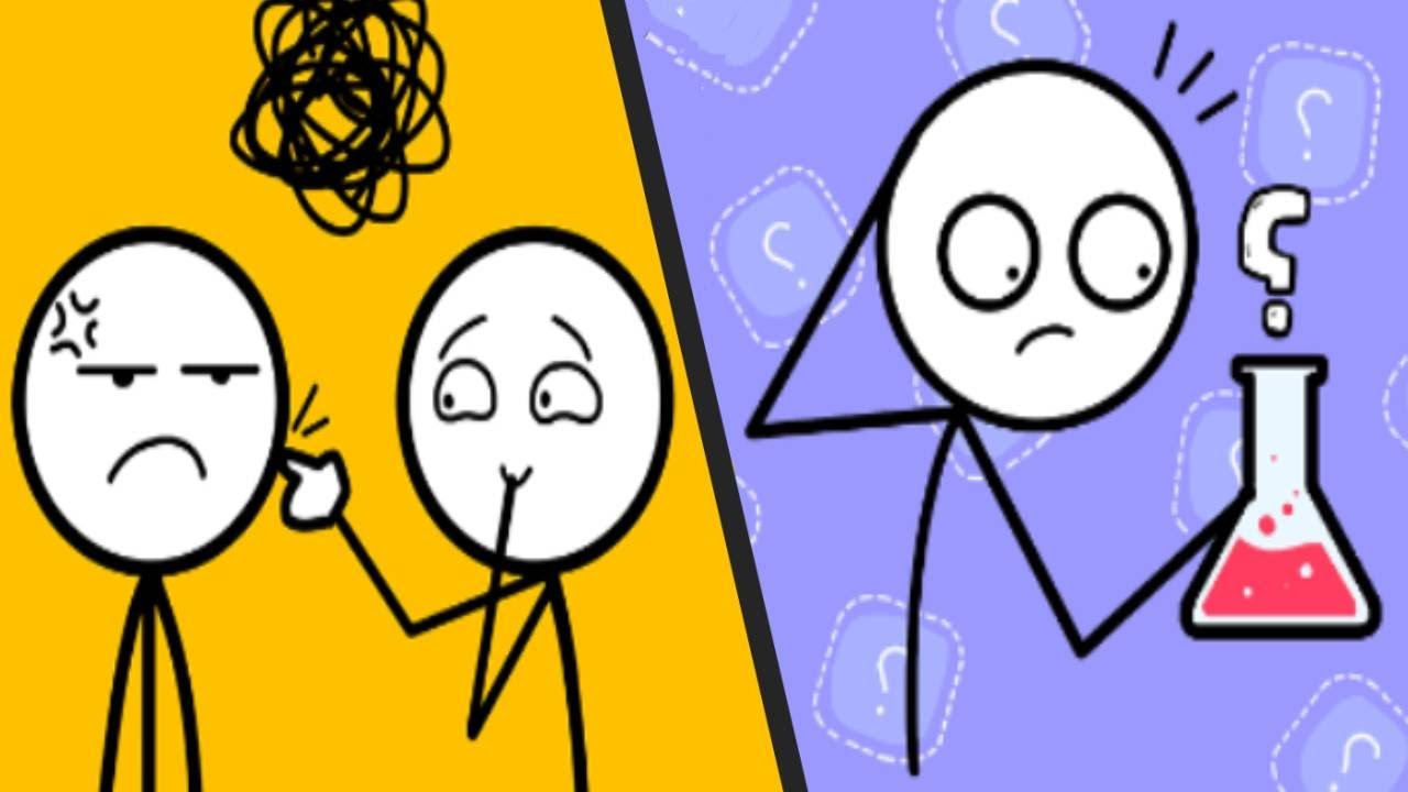 MAKE ME ANGRY vs ALCHEMY PUZZLE - All Levels Satisfying Stickman Double Gameplay Android ios