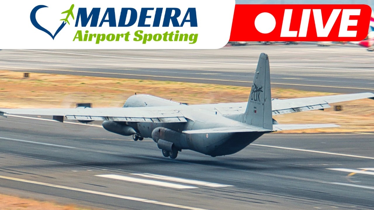 LIVE C130 Action at Madeira Island Airport 12.02.2026