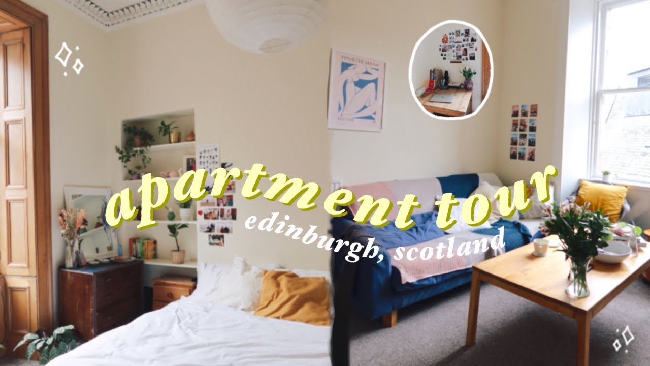 my new apartment tour | edinburgh two person flat 🌿