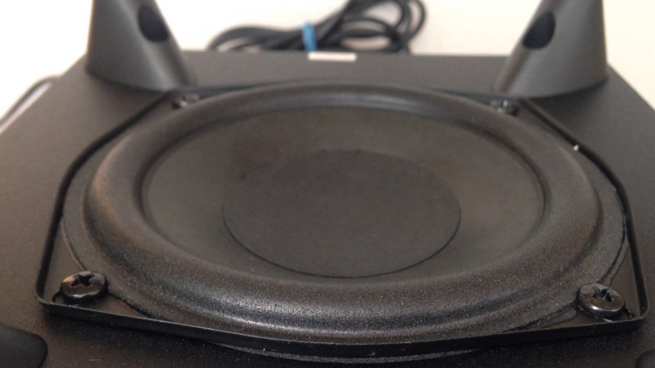 Logitech Z506 Bass test 1080p Bass i love you