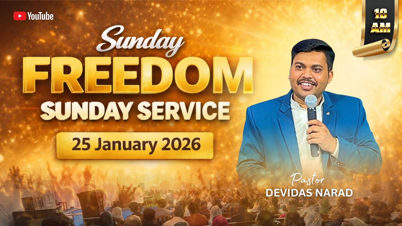 FREEDOM SERVICE ||25 January 2026 || @Yeshuministry || Pr Devidas Narad 