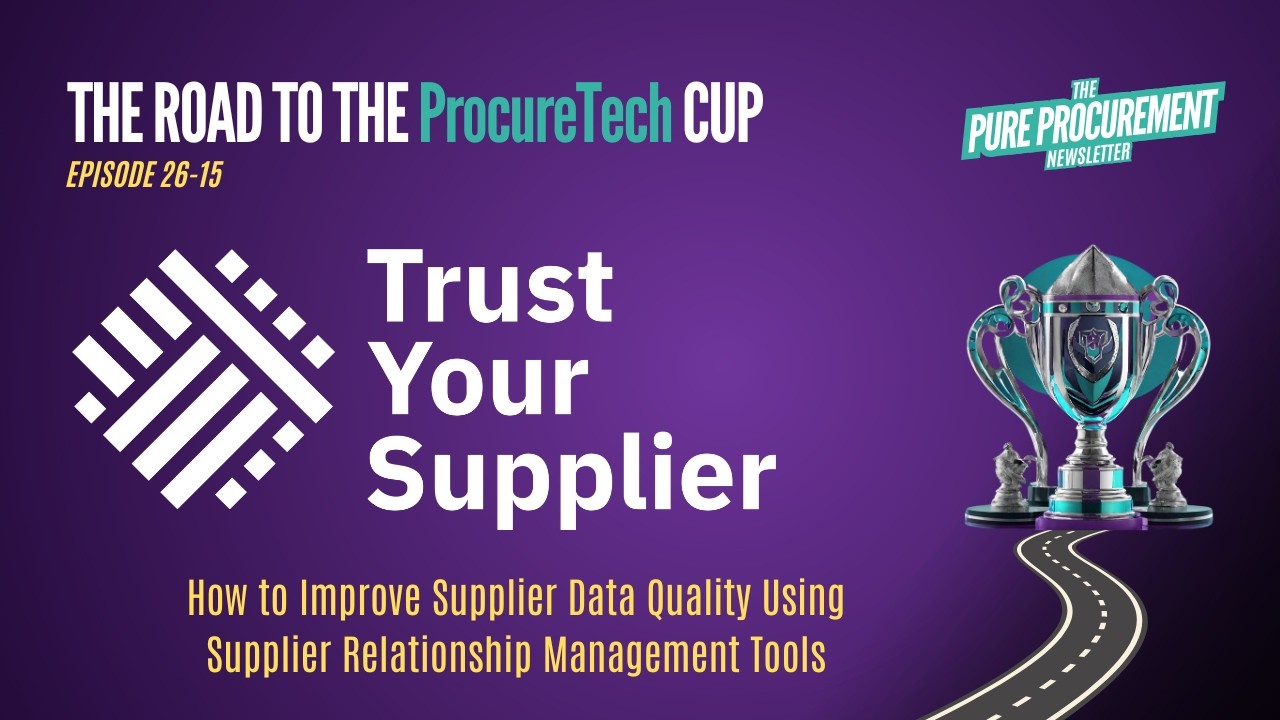 Ep 15 - How to Improve Supplier Data Quality Using Supplier Relationship Management tools.