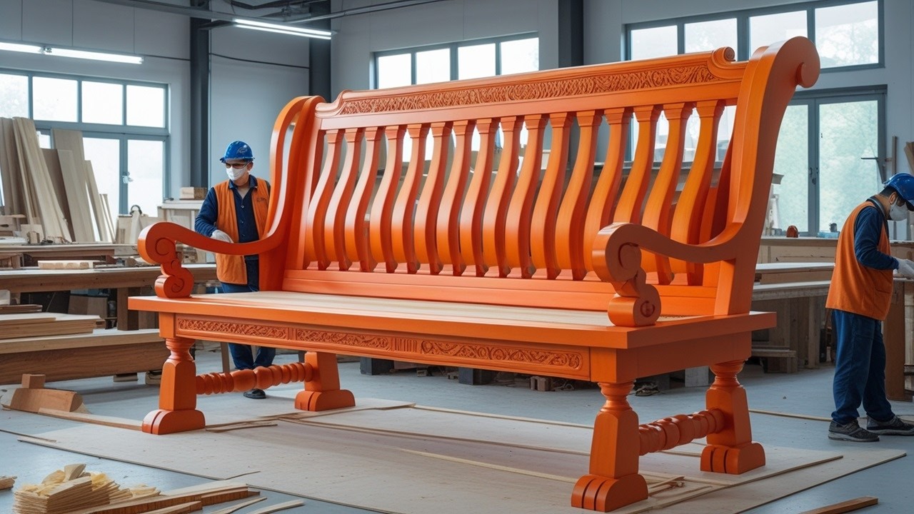 Symphony of Wood | Journey to the Breath of Woodworking Art - The Process of Creating Special Chairs