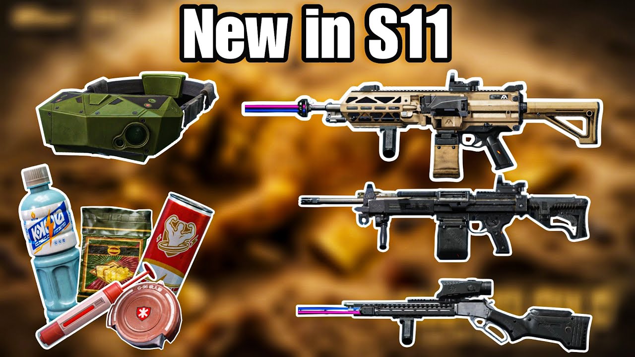 New Weapons & Experimental Items in S11 / Arena Breakout S11 Beta Test