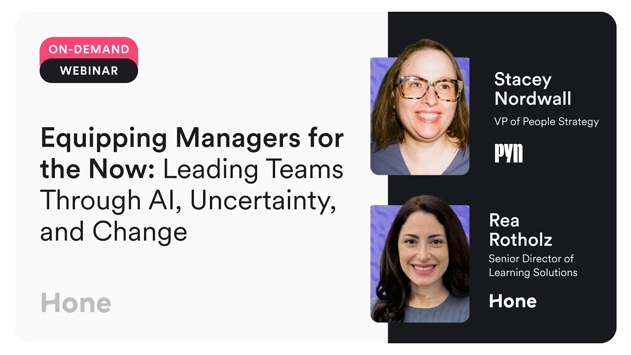Equipping Managers for the Now: Leading Teams Through AI, Uncertainty, and Change