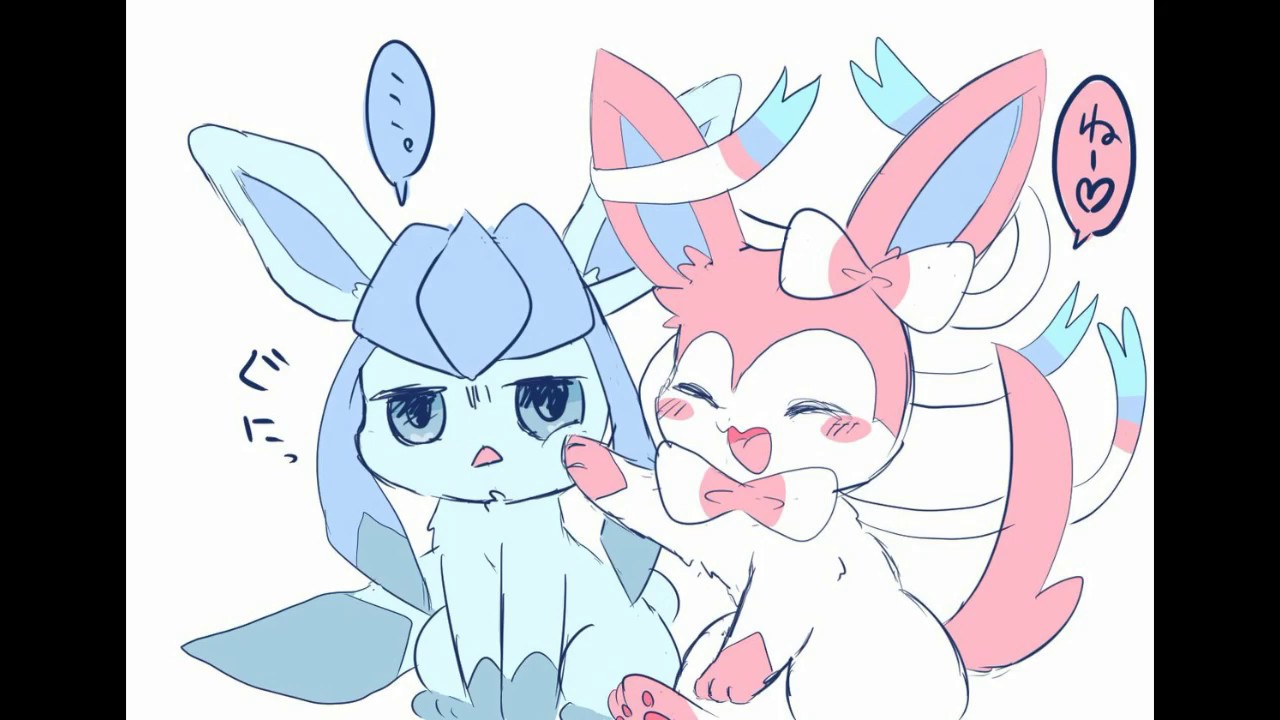 Glaceon X Sylveon - I Kissed A Girl |Rainy X Glacy|