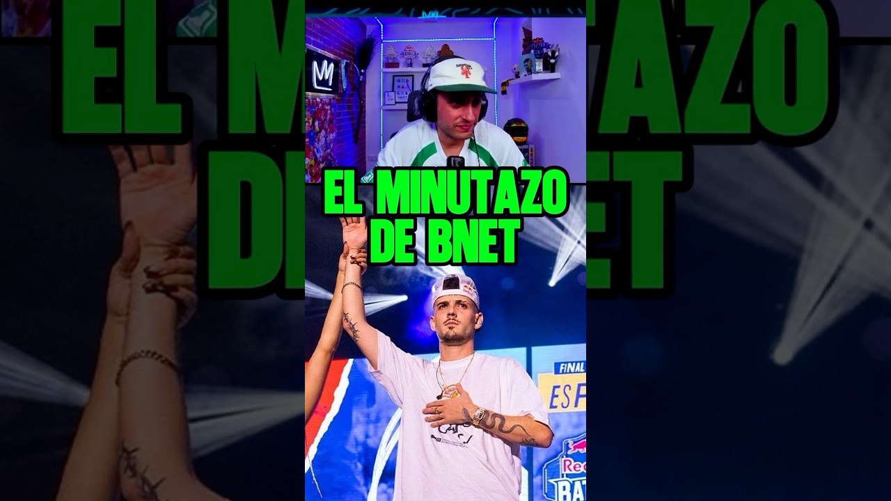 EL MINUTAZO DE BNET EN RED BULL 2025 🔥 #shorts #bnet #redbullbatalla