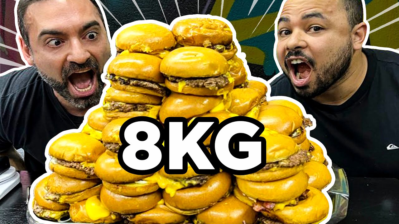 8KG DE HAMBÚRGUER!! Prejuízo no RODÍZIO!! Feat. @Casal Nascimento Oficial