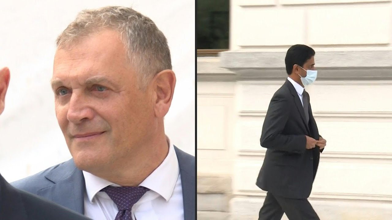 FIFA: Nasser Al-Khelaifi and Jerome Valcke arrive at Swiss court | AFP