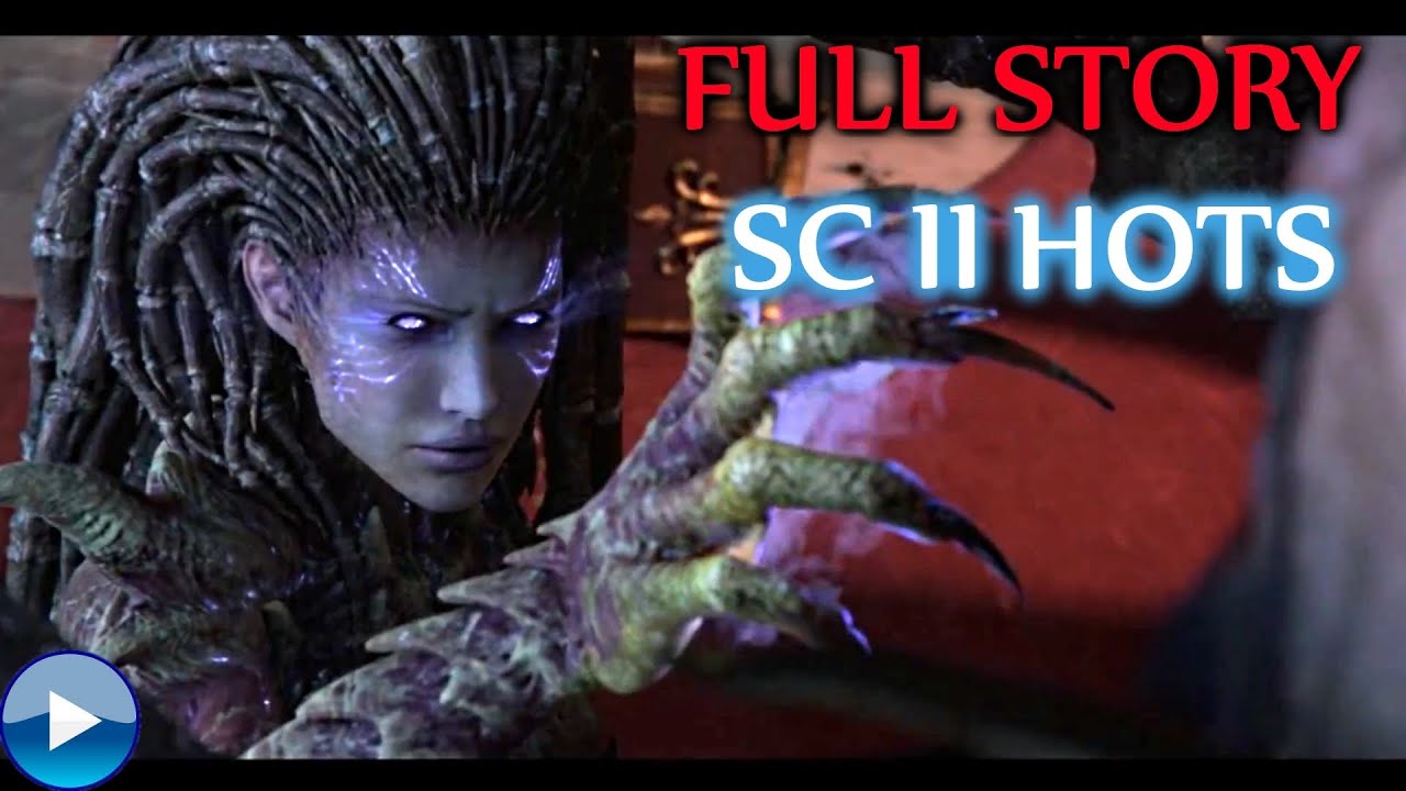 Starcraft 2: Heart of the Swarm Full Storyline - All Cinematics, Cutscenes and Edited Gameplay