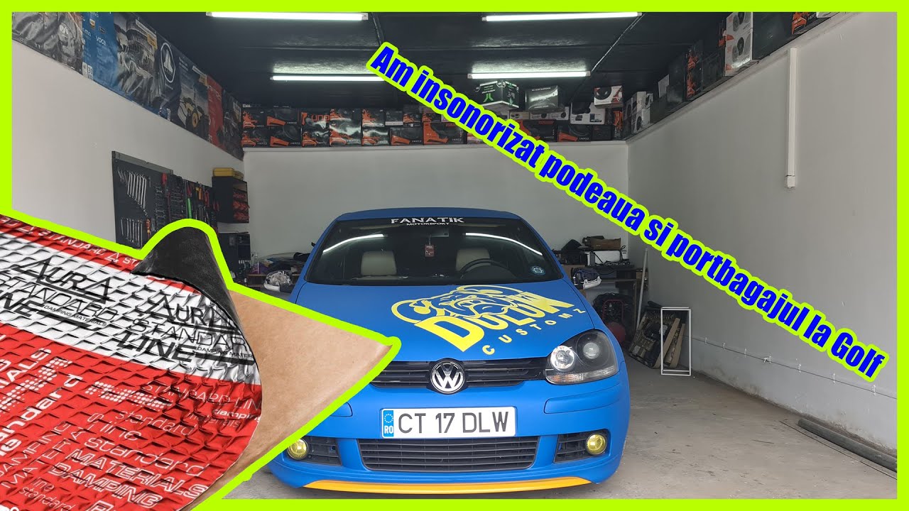 Am insonorizat podeaua la Golf cu Aura!