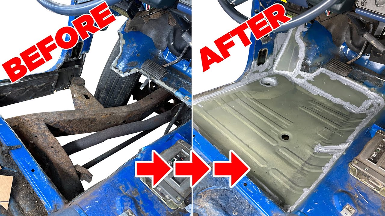 How to: Repair/Replace Rusty Floor in Vehicle - Complete Guide, Start to Finish