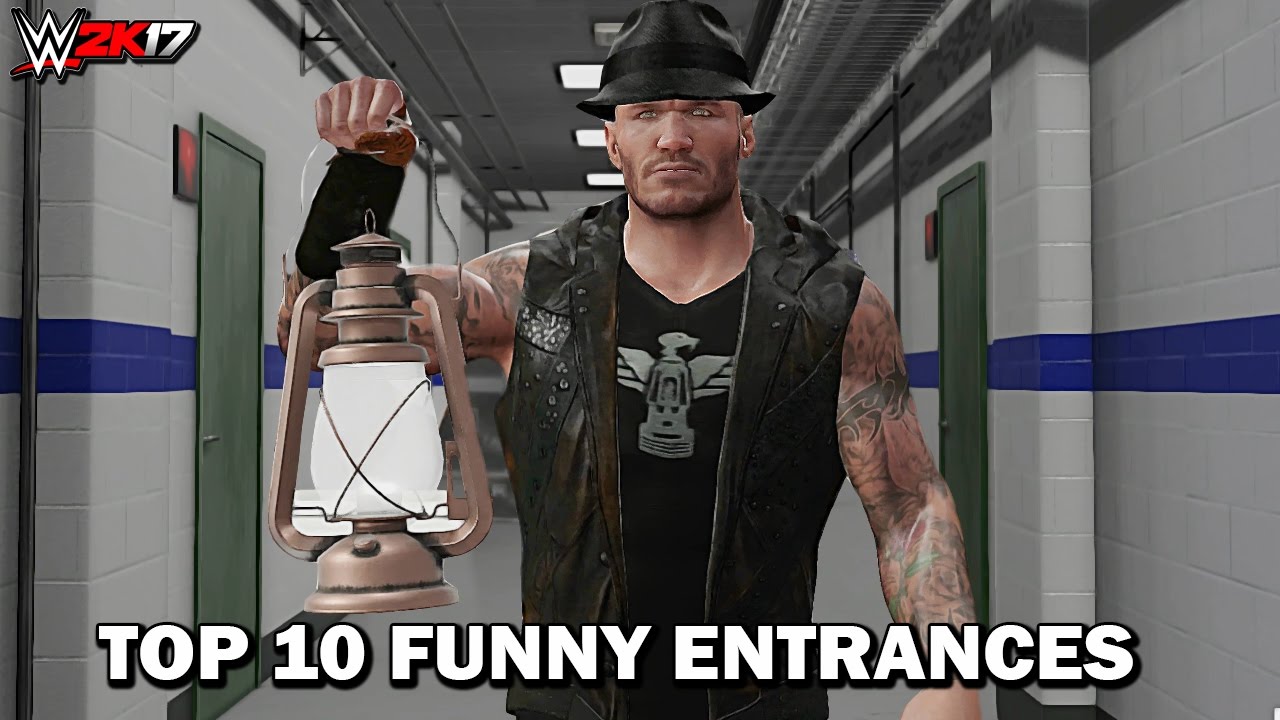 WWE 2K17 - Top 10 Funniest Entrances 