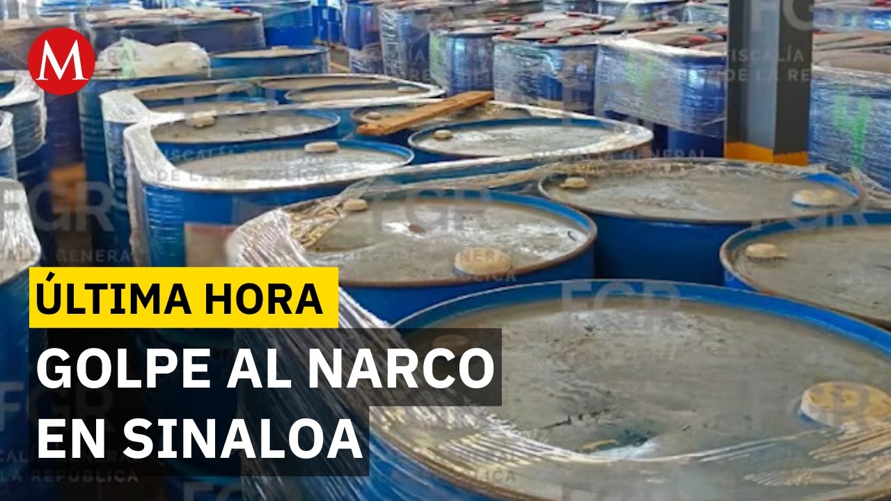 FGR destruye más de 100 toneladas de precursores químicos en Sinaloa