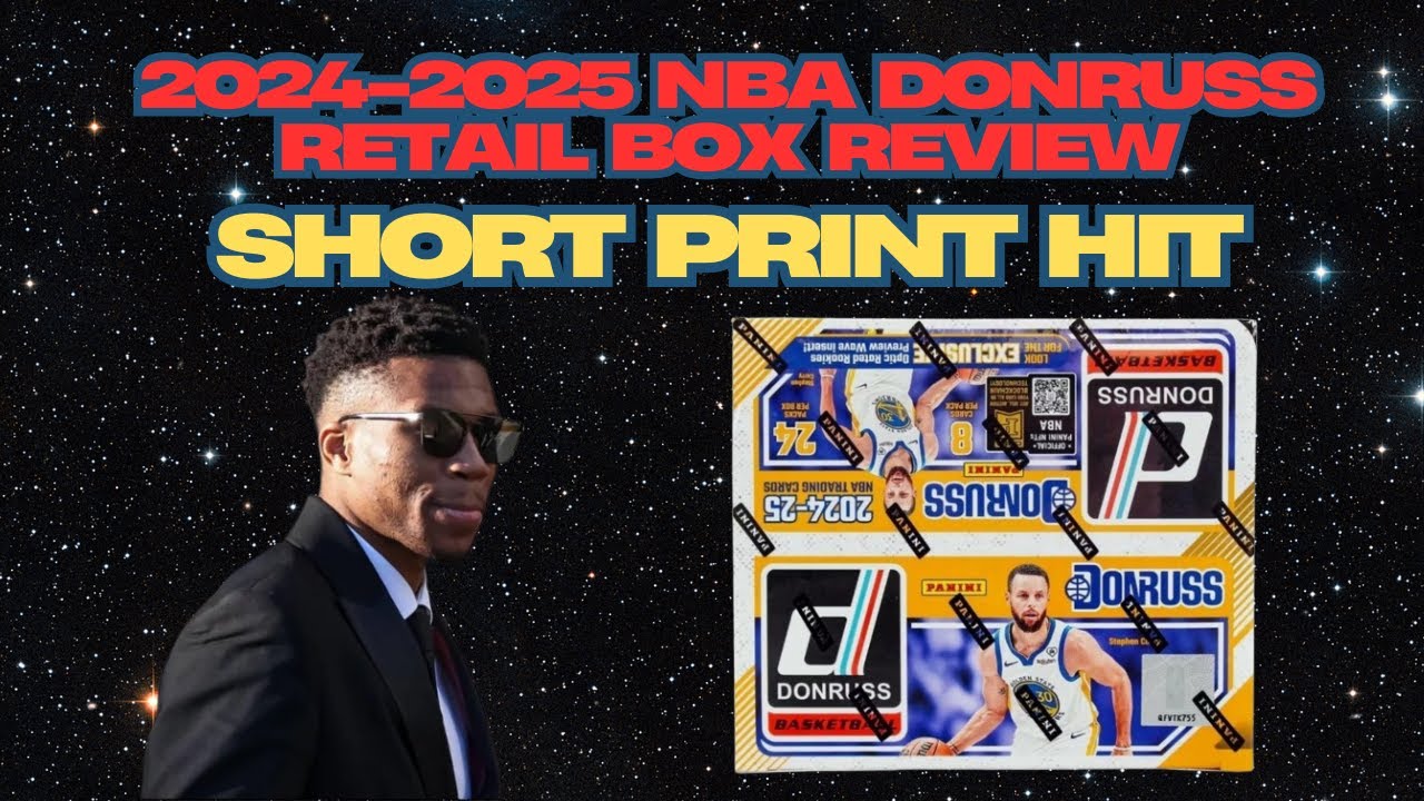 Обзор розничной коробки Donruss NBA сезона 2024-2025 (редкий экземпляр)