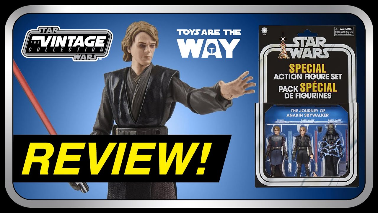 Star Wars The Vintage Collection The Journey of Anakin Skywalker Special Action Figure Set Review!