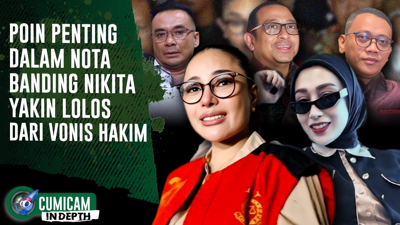 Resmi Banding! Ternyata Ini Yang Buat Nikita Mirzani Yakin Lolos Dari Vonis 4 Tahun Hakim! | INDEPTH