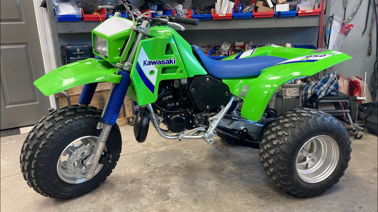 Kawasaki Tecate 250 KXT250 T3 1986 года, полная реставрация. D&A Restorations