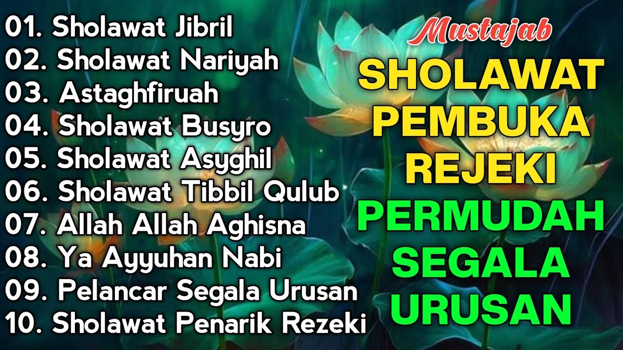 KUMPULAN SHOLAWAT NABI PELANCAR REJEKI | Sholawat Jibril, Sholawat Nariyah | SHOLAWAT VIRAL 2026