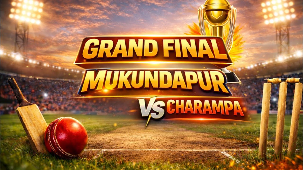Tiranga Premier league 2026 MUKUNDAPUR Vs CHARAMPA Grand Fainal#cricket #shortvideo #youtubevideo 