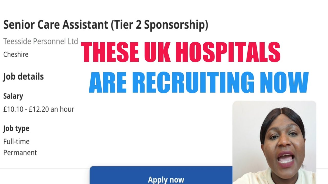 healthcare assistant jobs with visa sponsorship Uk