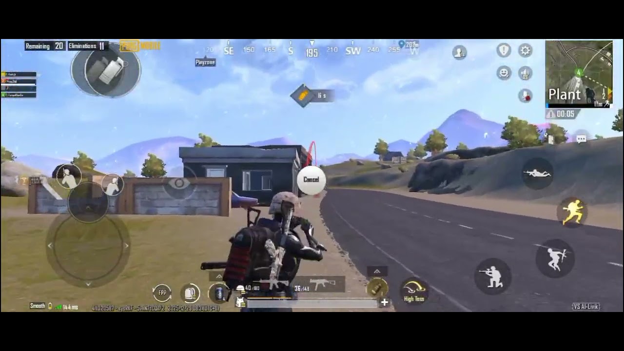 “Live PUBG Action: