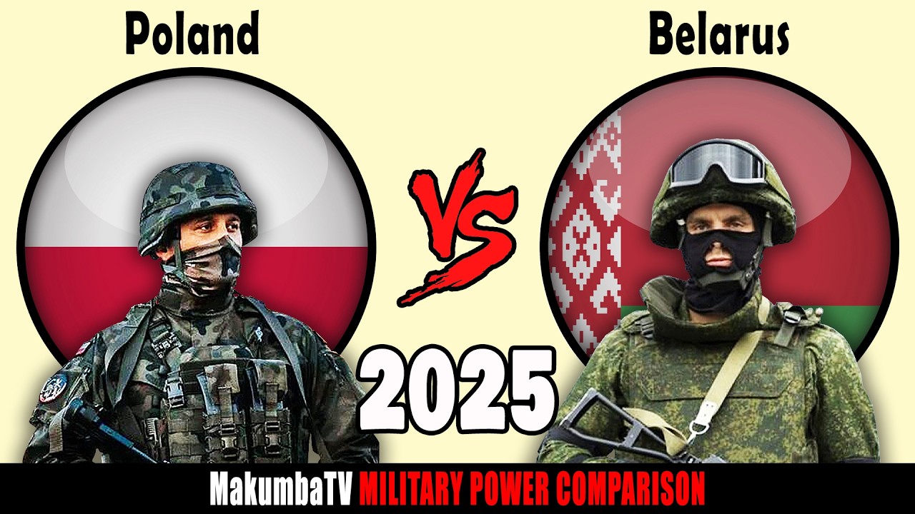 Polska vs Białoruś 2025 | Porównanie siły militarnej #militarypower