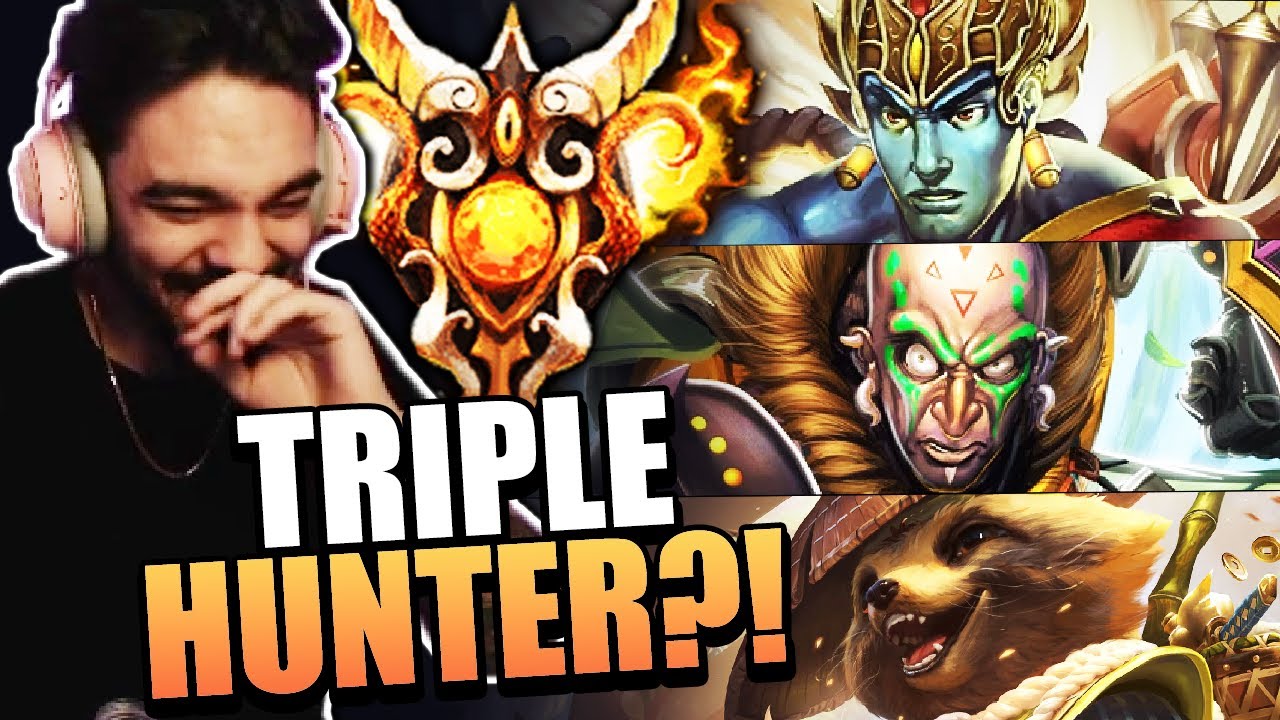 WE PICKED 3 HUNTERS IN GM RANKED JOUST? - Smite