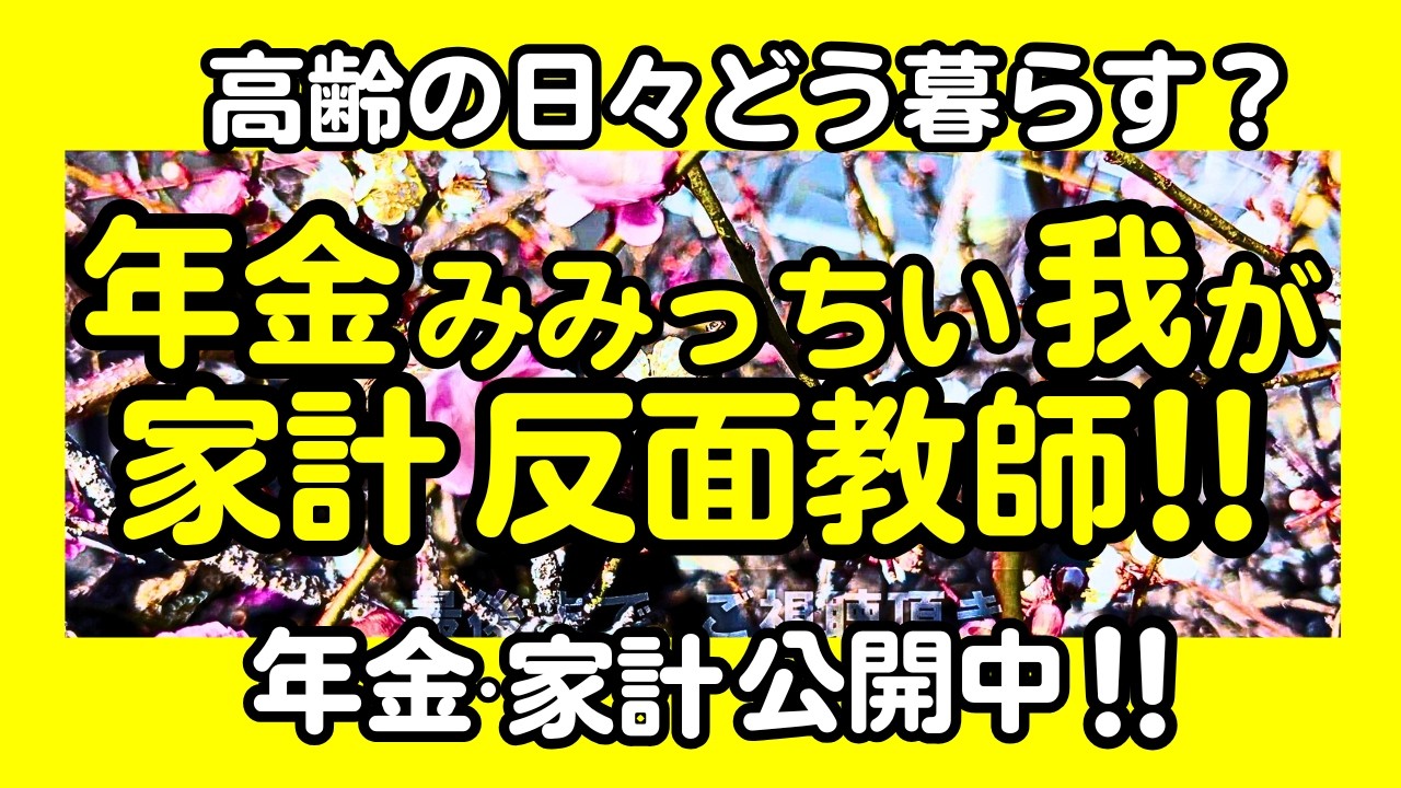 4b【高齢の日々どう暮らす？動画日記】年金みみっちい家計！反面教師！無人野菜販売所／白紅梅／ 花8種他 #vlog,#50代,#60代,#70代,#年金暮らし,#反面教師,#九州,#熊本,#八代,