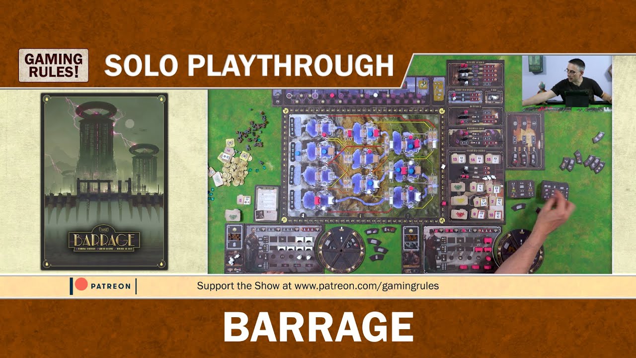 Barrage - Gaming Rules! Solo Playthrough