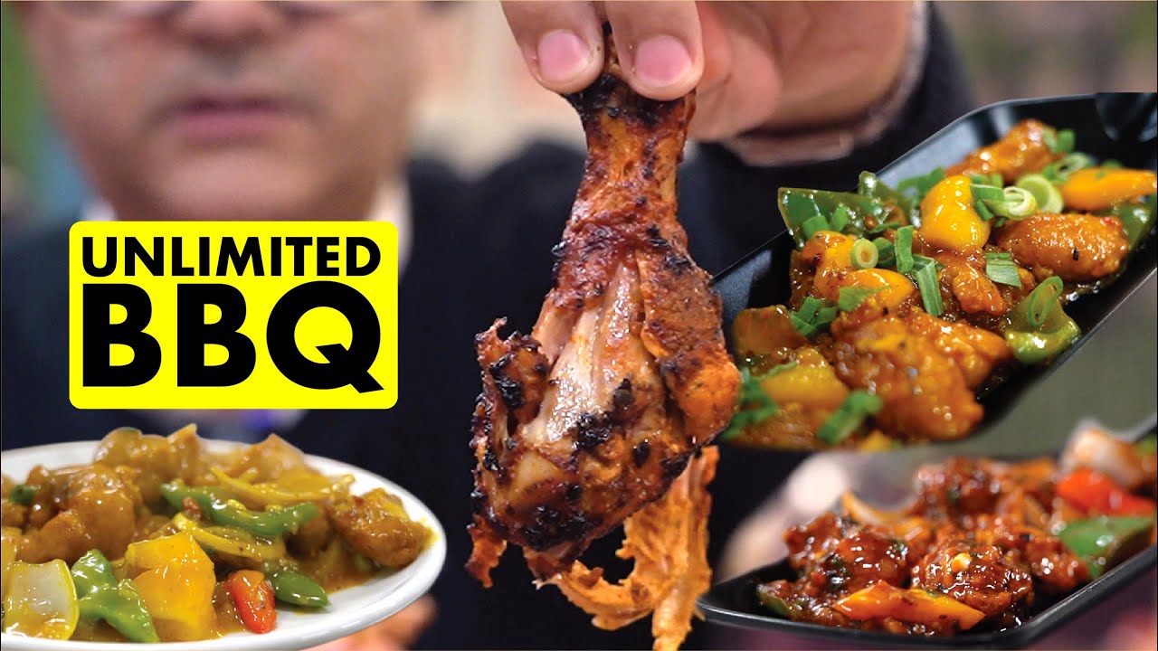 Unlimited Live Barbeque | Darbar e Tandoor Roorkee | Best #BBQ Near IIT Roorkee | Barbeque Buffet