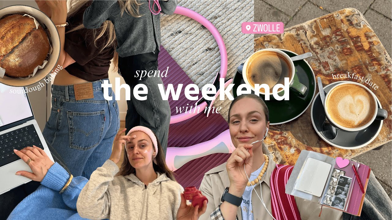 spend a slow weekend with me | ontbijt date, zuurdesem bakken & 75 hard