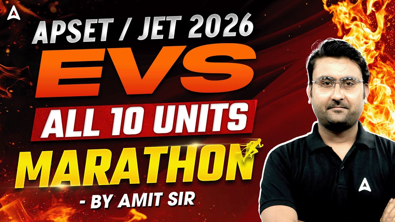 APSET / JET EVS Marathon Class | APSET / JET EVS All 10 Units Revision By Amit Sir