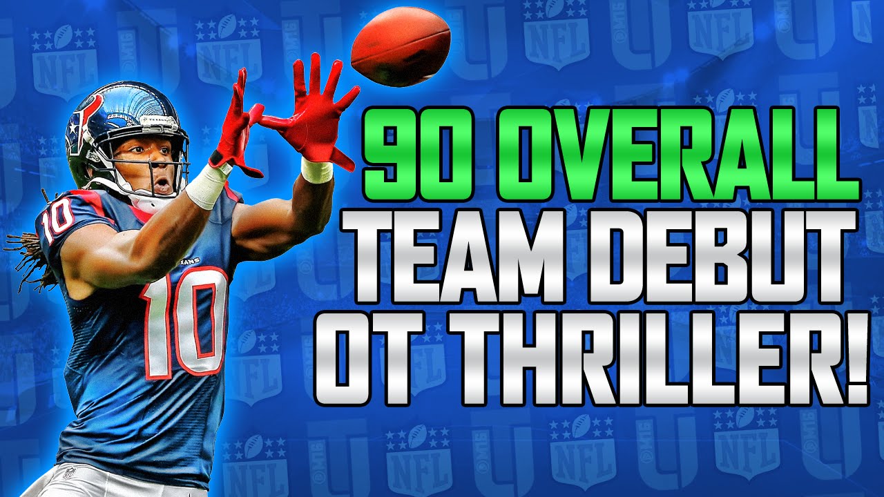 90 OVERALL TEAM DEBUT! BIG PLAY AFTER BIG PLAY! OT THRILLER! | MUT 17