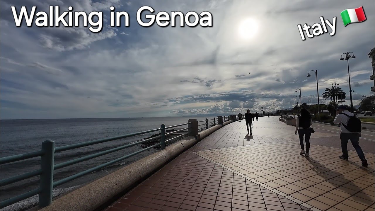 Walking in Genoa (part 3) Liguria Italy