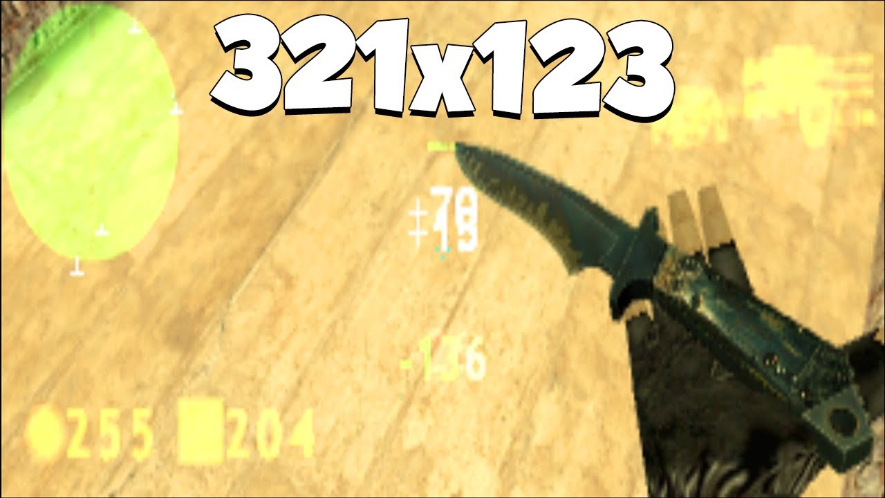 CS 1.6 : Resolution 321x123