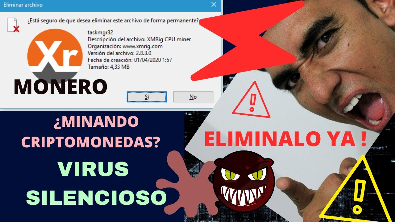 🧿 ELIMINAR xmrig cpu miner WINDOWS 10